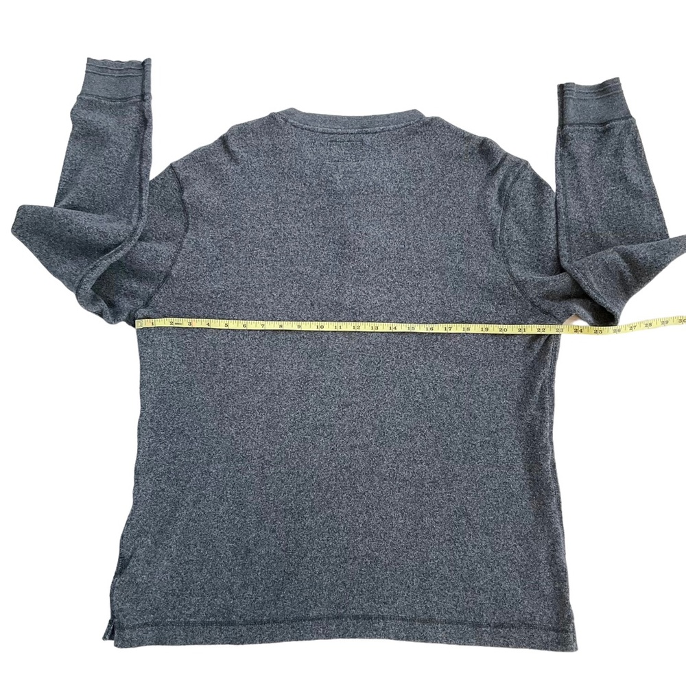 Roots Men’s Killarney Pepper Henley Shirt Grey Black Long Sleeve Top Siz… - Picture 15 of 16
